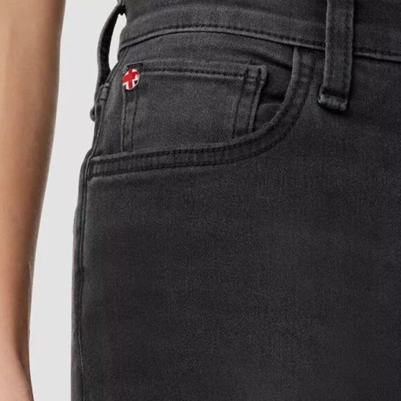 Hudson Noa Mid Rise Straight Crop Jeans in Twin Flame Size 33 NWOT - Picture 6 of 8